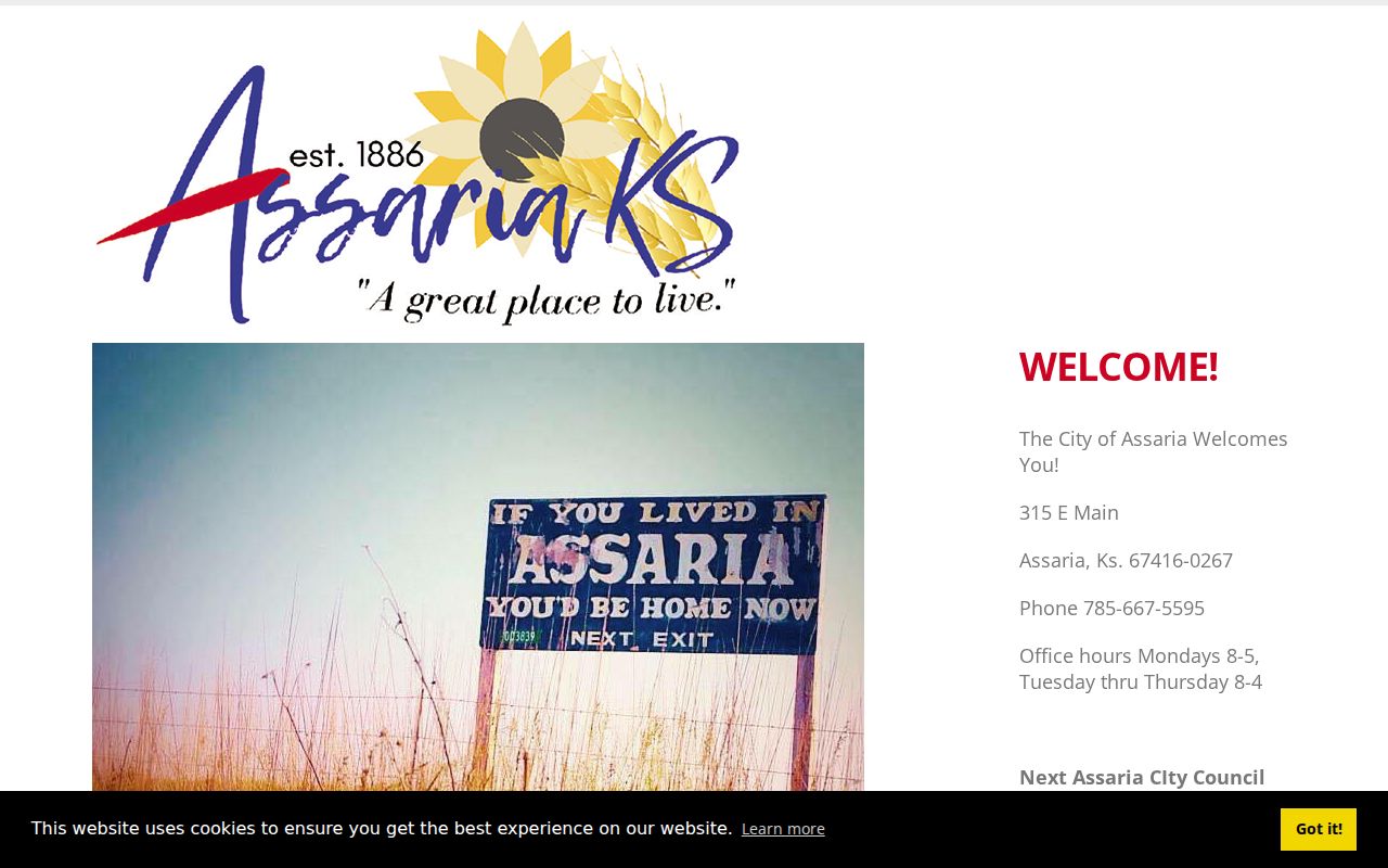 Assaria court docket City Building contact
